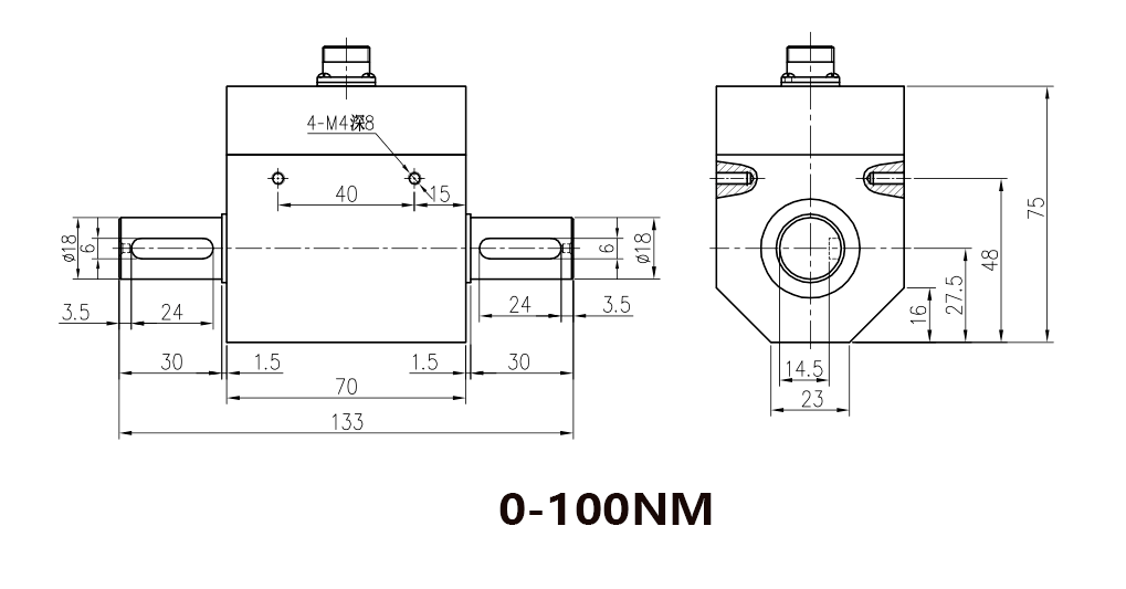 NJL-303扭矩尺寸图