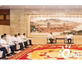 刘建洋与国网福建省电力有限公司董事长阮前途座谈