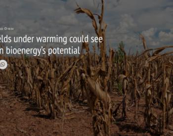 全球变暖降低农作物产量，降低生物能源碳捕集技术有效性