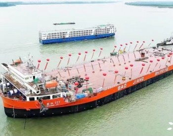 江苏扬州江都造大型甲板运输船接水可承载2.5万吨海上<em>风电设备</em>