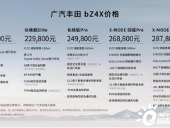 <em>bZ4X</em>正式上市，广汽丰田开启纯电新纪元