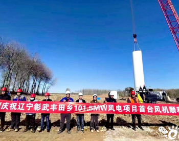 周期缩短！这个项目首台风机完成吊装