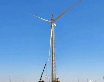 国合<em>乌拉特</em>续建100MW风电项目15台风机已安装完成