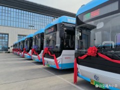 河南省开封市举行首批30辆<em>氢燃料电池公交车</em>上线开通仪式