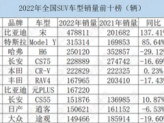 2022年SUV：新能源跨步赶超，自主品牌迎新机