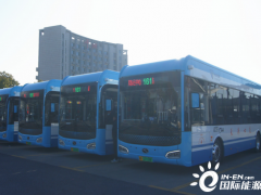浙江省平湖市首批10.5米级氢能无障碍公交车投运