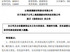 先下手为强！这公司与“宁王”签下保供协议，赛道火热！