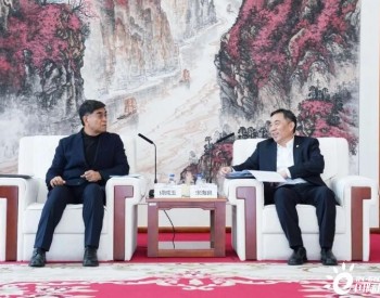 中国能建宋海良与中国国际跨国公司促进会副会长傅成玉会谈