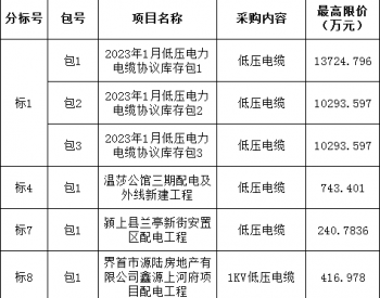 招标 | 安徽三环电力工程集团有限公司2023年第5批<em>集中采购</em>项目招标公告