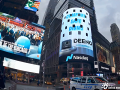 DEENO便携式储能电源闪耀纽约时代广场纳斯达克大屏
