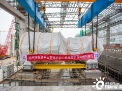 国内首台掺氢HA级重型燃气轮机在广东惠州吊装成功