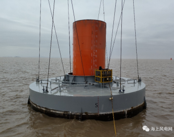 浙江某海域樁筒復合結構施工項目沉貫工作順利完成