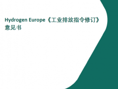 Hydrogen <em>Europe</em>《工业排放指令修订》 意见书