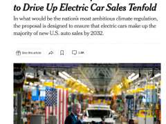 美国拟调高电动汽车目标：到2032年占乘用车<em>市场份额</em>67%！