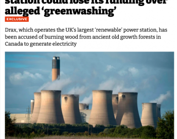 英国最大<em>生物质发电</em>厂涉嫌“洗绿”，可能失去补贴
