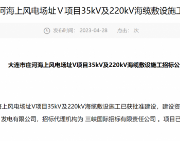 招标 | 三峡能源250MW海上风电相关项目招标