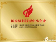 雄韬氢瑞荣获国家级“科技型中小企业”荣誉称号