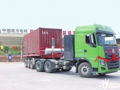 广西首条电动重型卡车超级充<em>电线路</em>建成投运