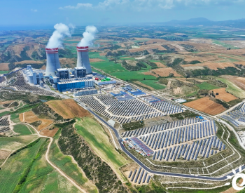 中国能建建筑集团承建的土耳其胡努特鲁电厂一期光伏项目并网