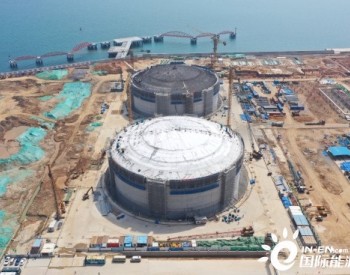 上海电建建筑公司深圳下沉式LNG储罐项目T-2201储罐主体结构圆满完成