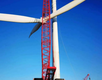 内蒙古东苏旗蒙能500MW风电项目100台风机完成全部吊装