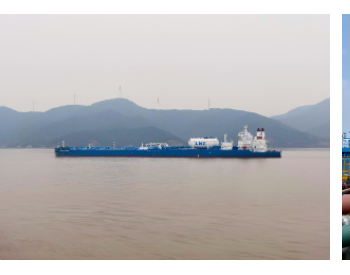<em>LNG双燃料动力</em>超大型油轮“优势”首靠浙江宁波算山码头