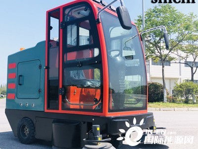 沃驰公园工厂物业保洁全封闭驾驶式扫地机V-