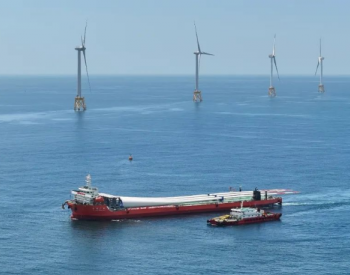 全球首台超大容量16兆瓦海上风电机组安装工作进