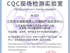 拔得头筹 | <em>CQC</em>首家储能WMT目击实验室落地天合储能！