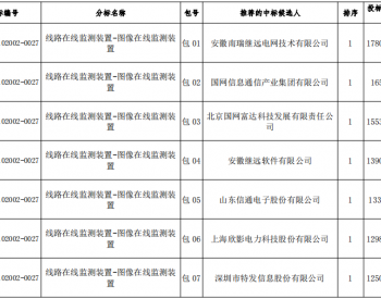 中标 | <em>国网安徽</em>电力2023年5月新增物资公开招标采购中标候选人