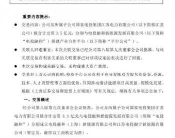 國家電投旗下再增兩家新能源公司