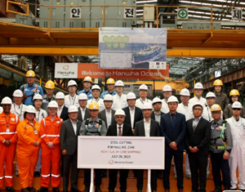 卡<em>塔尔</em>LNG项目！首艘17.4万方LNG船开建