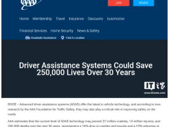 美国<em>汽车协会</em>：未来30年内，辅助驾驶系统有望挽救25万人生命
