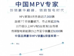 <em>广汽传</em>祺8月全系销量达37585辆，E9车型号称获国产品牌豪华MPV销量、保值率第一