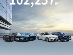 本田中国8月<em>在华</em>终端汽车销量102257辆，1-8月累计721639辆