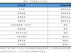 2023中国氢能企业总排行：亿华通位列第一，国鸿