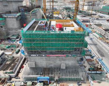三澳核电项目1BDA/U柴油机厂房主体结构封顶完成