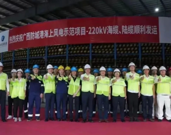 广西首个海上风电项目达成重要节点