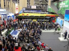 比亚迪两款全新<em>纯电动巴士</em>亮相比利时世界客车博览会