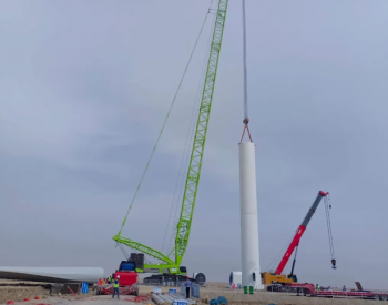 总计141台！中广核若羌县100万千瓦风电项目首台风机开始吊装