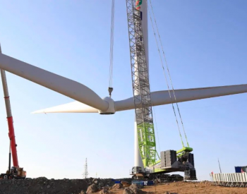 全球陆上单体最大风电项目首批216<em>台风机</em>吊装完成