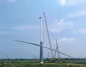 罗山<em>100兆瓦</em>风电项目即将全面并网发电！所需所有风电塔筒中交天和西安装备提供
