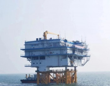 华能山东BW项目部顺利完成海上升压站吊装