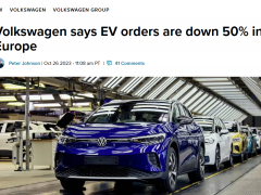 大众：<em>欧洲电动汽车</em>订单下降50%
