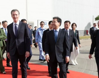 江苏省与美国加州在金风科技大丰临港工厂签订重要合作协议