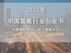 2022年中国氢能行业白皮书：发展燃料电池，助力氢能社会！