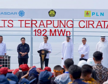 印度尼西亚Cirata192MWp漂浮光伏电站实现全容量并网