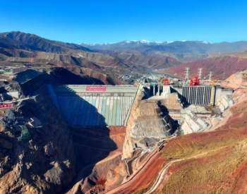 国家重点能源项目青海玛尔挡水电站<em>下闸</em>蓄水