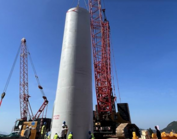 250MW！中国能建设计承建的浙江百花岩风电安装开工