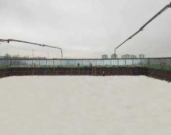 路桥公司京唐智慧港项目<em>污水处理厂</em>工程蓄水池主体浇筑完成
